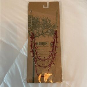Red Beaded Necklace